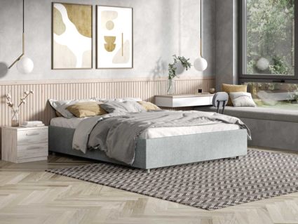 Кровать Сонум Scandinavia Экокожа Белая (с подъемным механизмом) 80х200