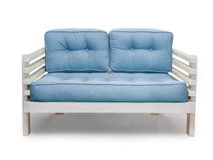 Диван Арско Стоун Мини двухместный голубой
