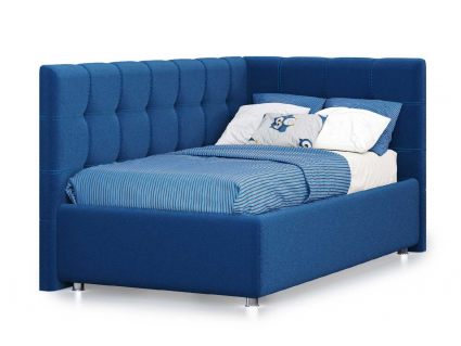 Кровать Nuvola Sabina угловая Velutto 26 200х200