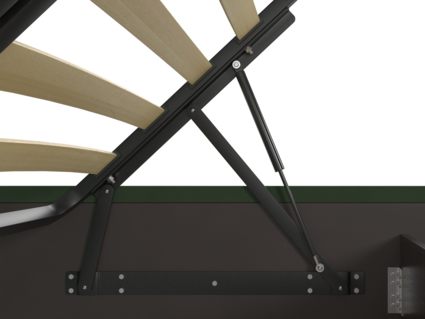 Кровать Lonax Милана велюр Dolly-1 (с подъемным механизмом) 140х190