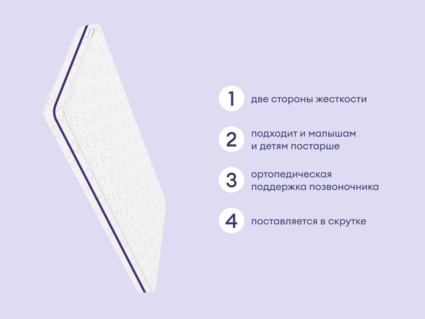 Матрас Базилик Бэби Сити 90х195