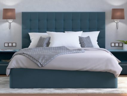 Кровать Lonax Аврора велюр Dolly-13 (с подъемным механизмом)