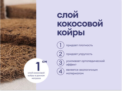 Матрас Базилик Фреш 25 кокос 200х190