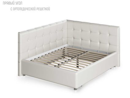 Кровать Nuvola Sabina угловая Velutto 26 200х200