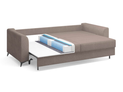 Диван Сонум Dario Микровелюр кофе Длина 240 см