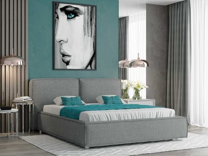 Кровать Nuvola Verde Next 001 (с основанием)