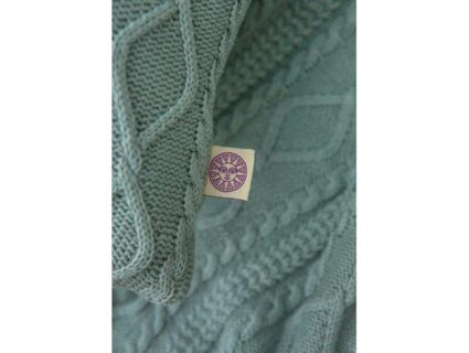 Плед Luxberry LUX 67 серо-зелёный 150х200