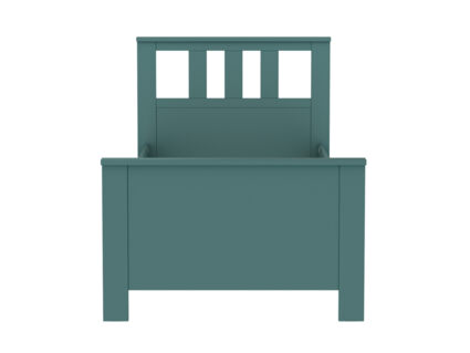 Кровать Гуд Лакк Сага темно-бирюзовая 140х200
