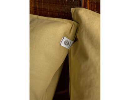 Комплект постельного белья Luxberry ЛЁН И ХЛОПОК горчичный Евро