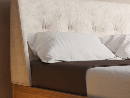 Кровать DreamLine Лацио 4 бук Натуральный/бежевый 90х200