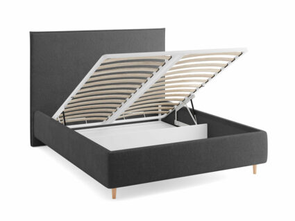 Кровать Сонум Eveline Микровелюр Оливковый (с подъемным механизмом)