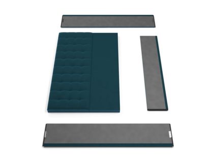 Кровать Lonax Аврора велюр Dolly-13 (с основанием) 160х195