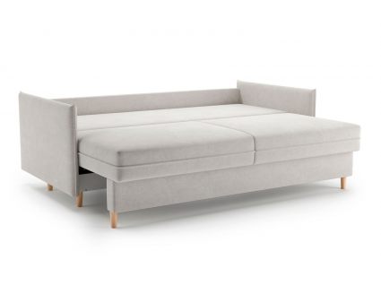 Диван Сонум Rain Микровелюр бежевый Длина 215 см