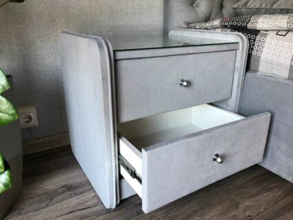 Тумба Димакс Сандрига велюр Velutto 07 уцененная 45х57