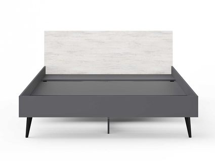 Кровать Сонум Ines Ясмунд + серый 160х190