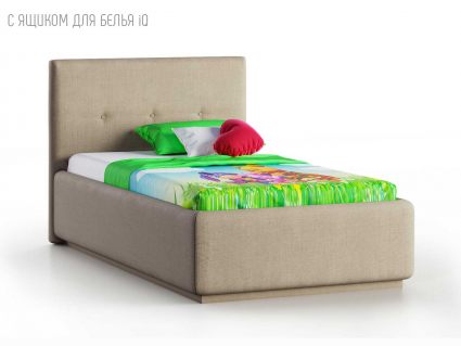 Кровать Nuvola Bianco Bravo cream (с подъемным механизмом) 120х190