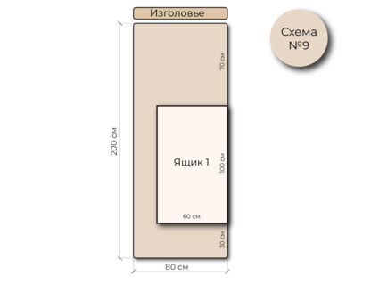 Кровать Mr.Mattress Site Box экокожа White 120х200