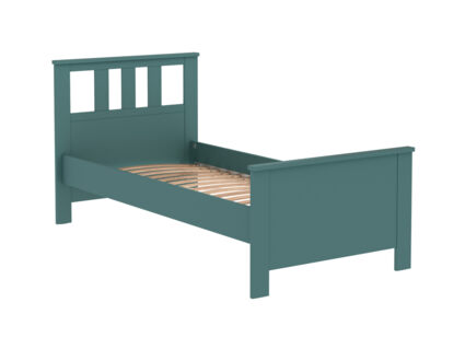 Кровать Гуд Лакк Сага темно-бирюзовая 140х200