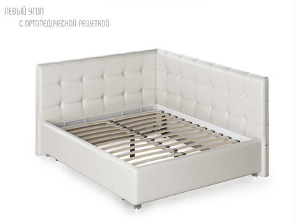 Кровать Nuvola Sabina угловая Velutto 26 200х200