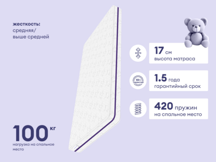 Матрас Базилик Бэби Фан 70х190