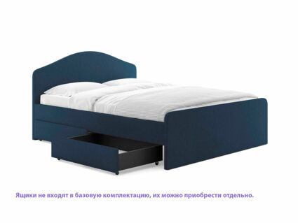 Кровать Сонум Emma Кашемир серый 140х200