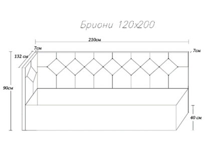 Кровать Димакс Бриони Агат раздвижная