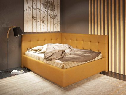 Кровать Nuvola Sabina угловая Velutto 26 200х200