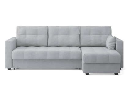 Диван Сонум Megapolis угловой Микровелюр	серый Длина 260 см