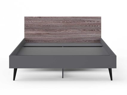 Кровать Сонум Ines Ясень анкор + серый 80х190