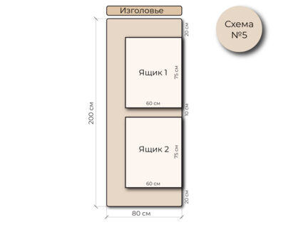 Кровать Mr.Mattress Site Box экокожа Black