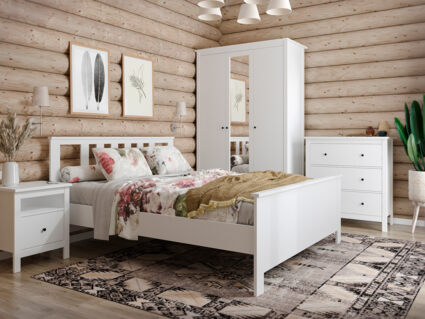 Кровать Гуд Лакк Сага белая