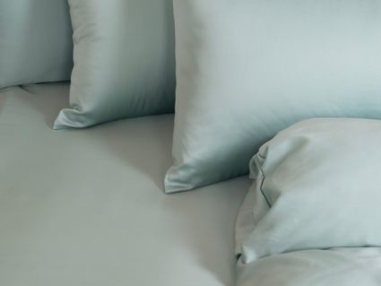 Простыня German Grass Sea Wave Brilliant Grass на резинке 160х200