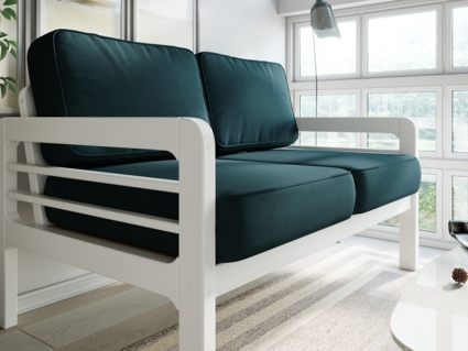 Диван Арско Бергер Мини двухместный зеленый Длина 136 см