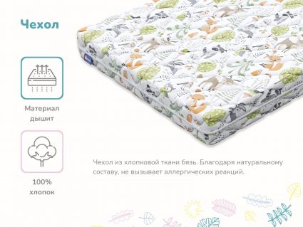 Матрас Димакс Дрёмушка Лайт х/б 65х125