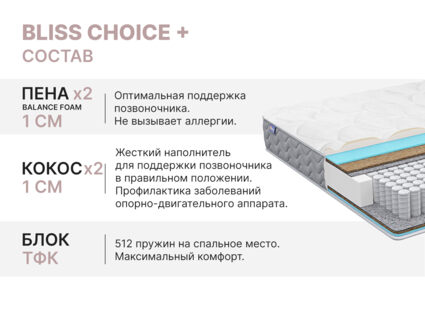 Матрас Димакс Bliss Choice + 200х190
