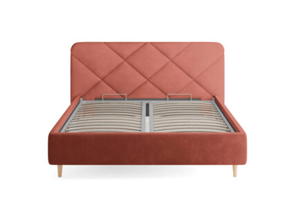 Кровать Сонум Taylor Рогожка деним (с подъемным механизмом) 160х200