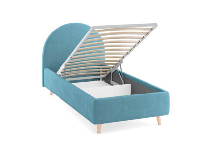 Кровать Сонум Roxy Лофти лазурный (с подъемным механизмом) 120х190