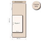 Кровать Mr.Mattress Site Box велюр Grey 90х200