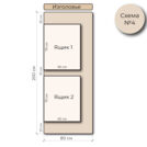 Кровать Mr.Mattress Site Box велюр Toffee 180х200