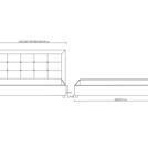 Кровать Димакс Норма + Нуар с подъемным механизмом 120х200