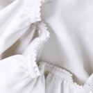 Простыня German Grass Noble Traditions Glace White Grass на резинке 180х200