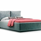Кровать Nuvola Celeste Velutto 32 (с подъемным механизмом) 180х190