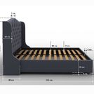 Кровать Sleeptek Premier 5 Велюр 46 (с подъемным механизмом) 180х200